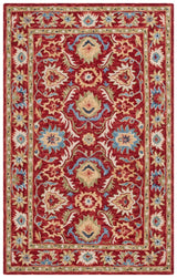 Safavieh Blossom Blm691Q Red/Green Rug.