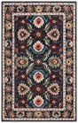 Safavieh Blossom Blm691Z Black/Ivory Rug - Safavieh - blm691z - 3