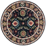 Safavieh Blossom Blm691Z Black/Ivory Rug.