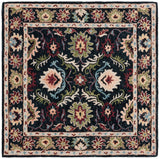 Safavieh Blossom Blm691Z Black/Ivory Rug.