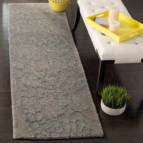 Safavieh Blossom Blm695B Grey / Grey Rugs - Safavieh - blm695b - 6sq