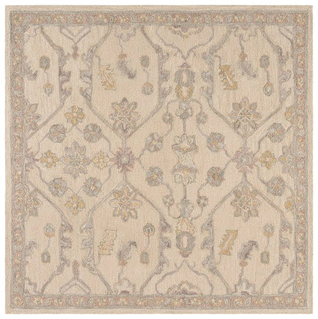 Safavieh Blossom 6'-0" x 6'-0" Rug in Beige / Purple