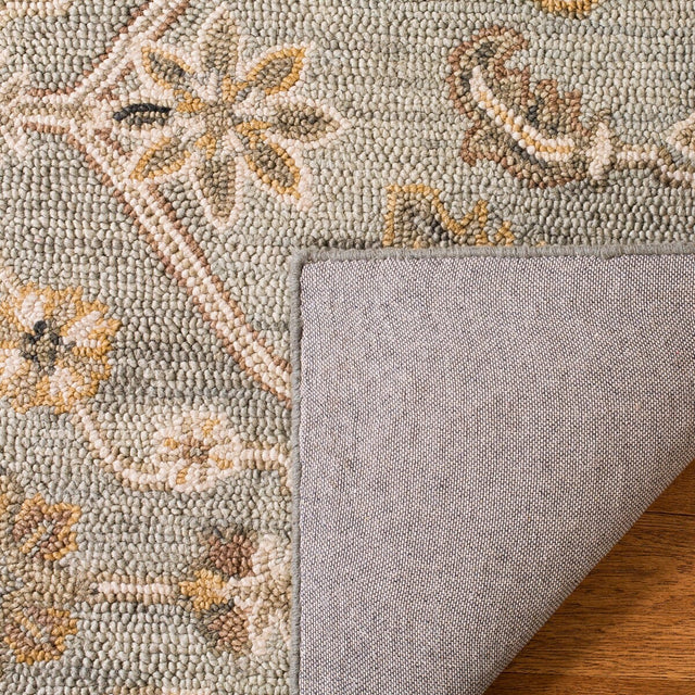 Safavieh Blossom Blm701M Slate / Beige Rugs - Safavieh - blm701m - 4