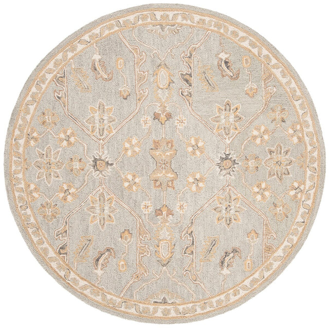 Safavieh Blossom Blm701M Slate / Beige Rugs - Safavieh - blm701m - 6r