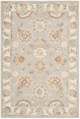 Safavieh Blossom Blm702M Aqua / Ivory Rugs.