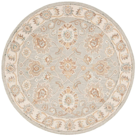 Safavieh Blossom Blm702M Aqua / Ivory Rugs - Safavieh - blm702m - 6r