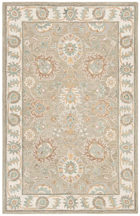 Safavieh Blossom Blm702W Sage / Ivory Rugs - Safavieh - blm702w - 4