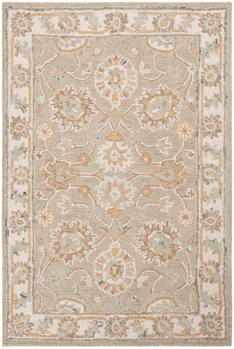 Safavieh Blossom Blm702W Sage / Ivory Rugs - Safavieh - blm702w - 6r