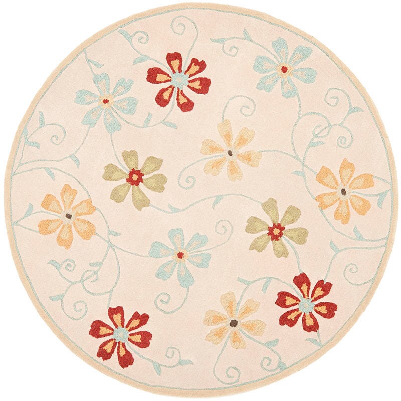 Safavieh Blossom Blm784C Beige / Multi Rugs.