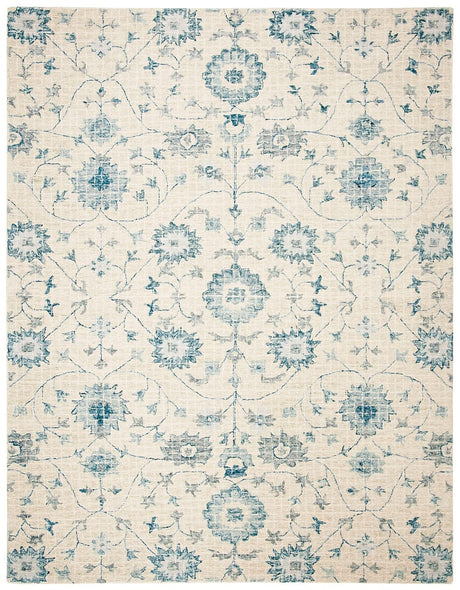 Safavieh Blossom Blm812F Silver / Blue Rugs - Safavieh - blm812f - 4