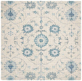 Safavieh Blossom Blm812F Silver / Blue Rugs.
