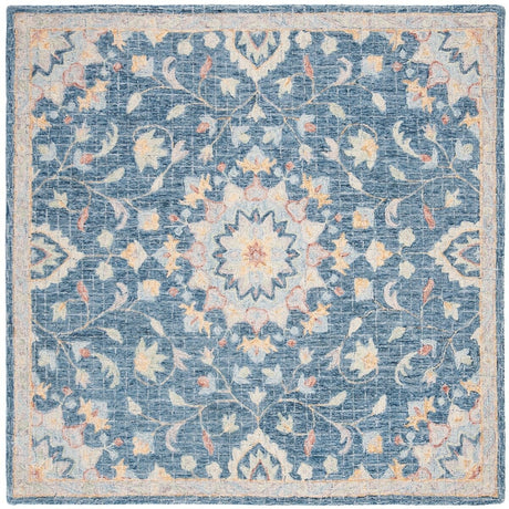 Safavieh Blossom Blm813N Navy / Multi Rugs - Safavieh - blm813n - 6sq