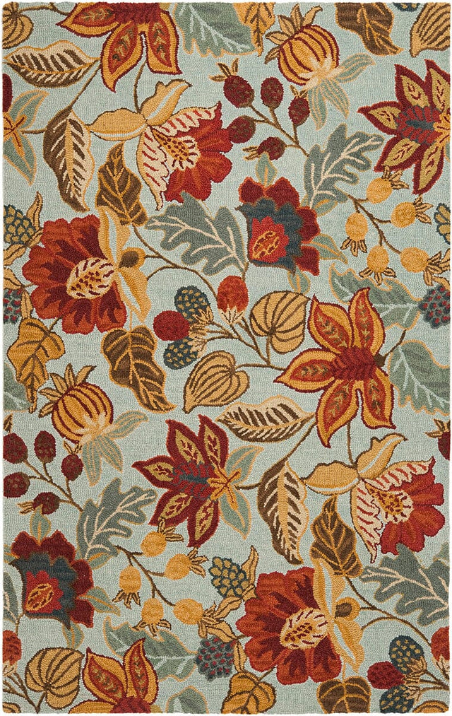 Safavieh Blossom Blm863A Blue / Multi Rugs.