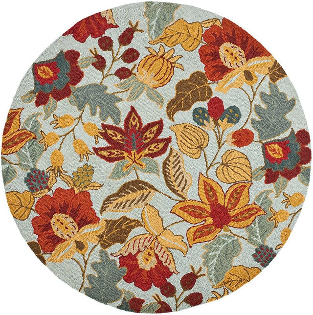 Safavieh Blossom Blm863A Blue / Multi Rugs.