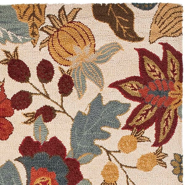 Safavieh Blossom Blm863B Ivory / Multi Rugs.