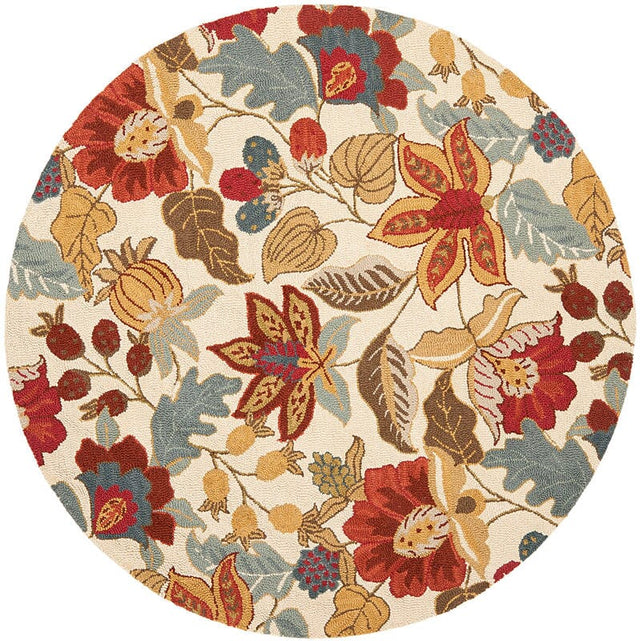 Safavieh Blossom Blm863B Ivory / Multi Rugs.