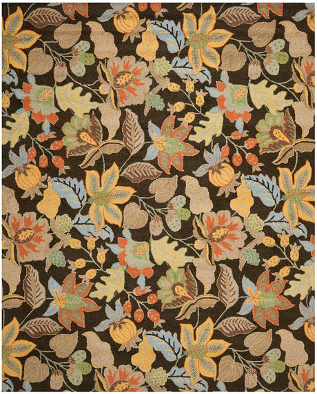 Safavieh Blossom Blm863C Black / Multi Rugs.