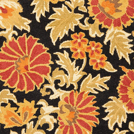 Safavieh Blossom Blm912A Black / Multi Rugs.