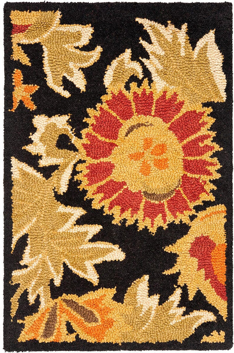 Safavieh Blossom Blm912A Black / Multi Rugs.