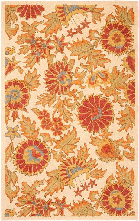Safavieh Blossom Blm912B Ivory / Multi Rugs.