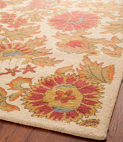 Safavieh Blossom Blm912B Ivory / Multi Rugs.