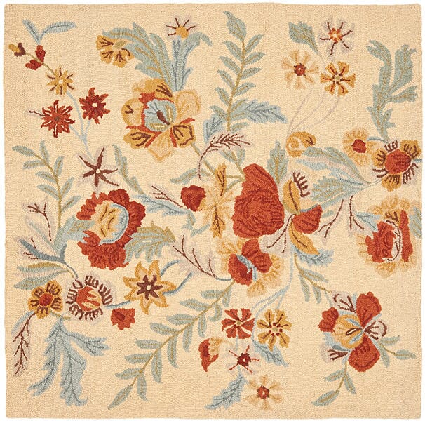 Safavieh Blossom Blm915B Beige / Multi Rugs.