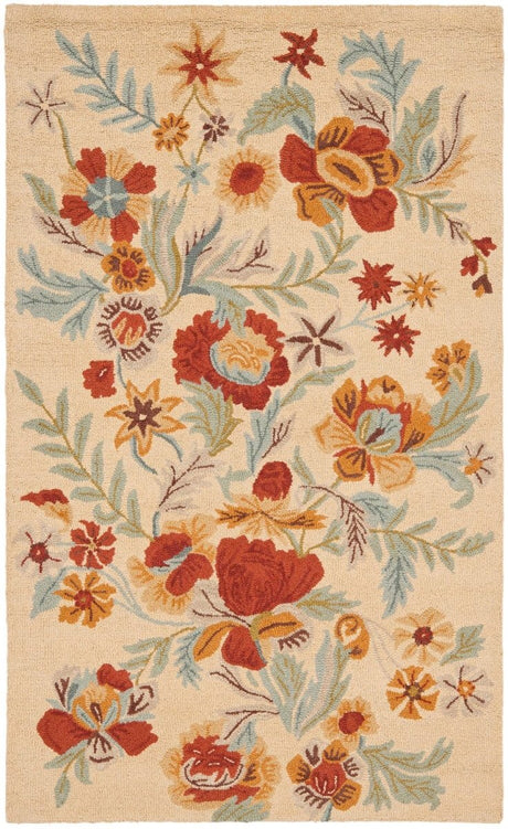 Safavieh Blossom Blm915B Beige / Multi Rugs.