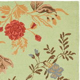 Safavieh Blossom Blm919A Light Green / Multi Rugs.
