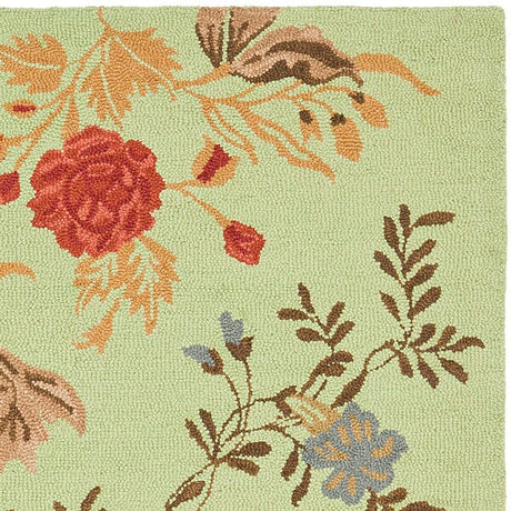 Safavieh Blossom Blm919A Light Green / Multi Rugs.