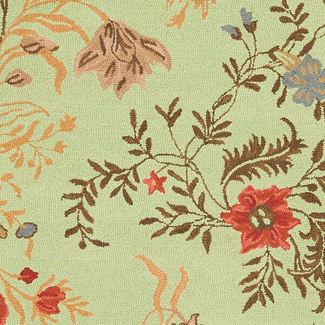 Safavieh Blossom Blm919A Light Green / Multi Rugs.