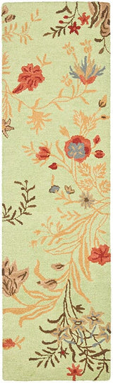 Safavieh Blossom Blm919A Light Green / Multi Rugs.