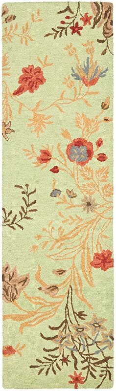 Safavieh Blossom Blm919A Light Green / Multi Rugs.