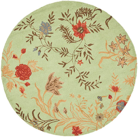 Safavieh Blossom Blm919A Light Green / Multi Rugs.