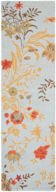 Safavieh Blossom Blm919B Blue / Multi Rugs.