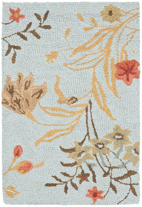 Safavieh Blossom Blm919B Blue / Multi Rugs.