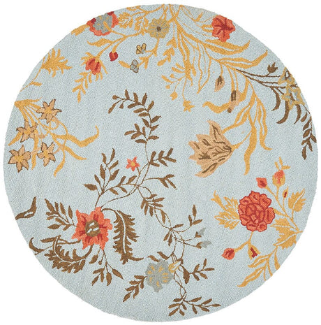 Safavieh Blossom Blm919B Blue / Multi Rugs.