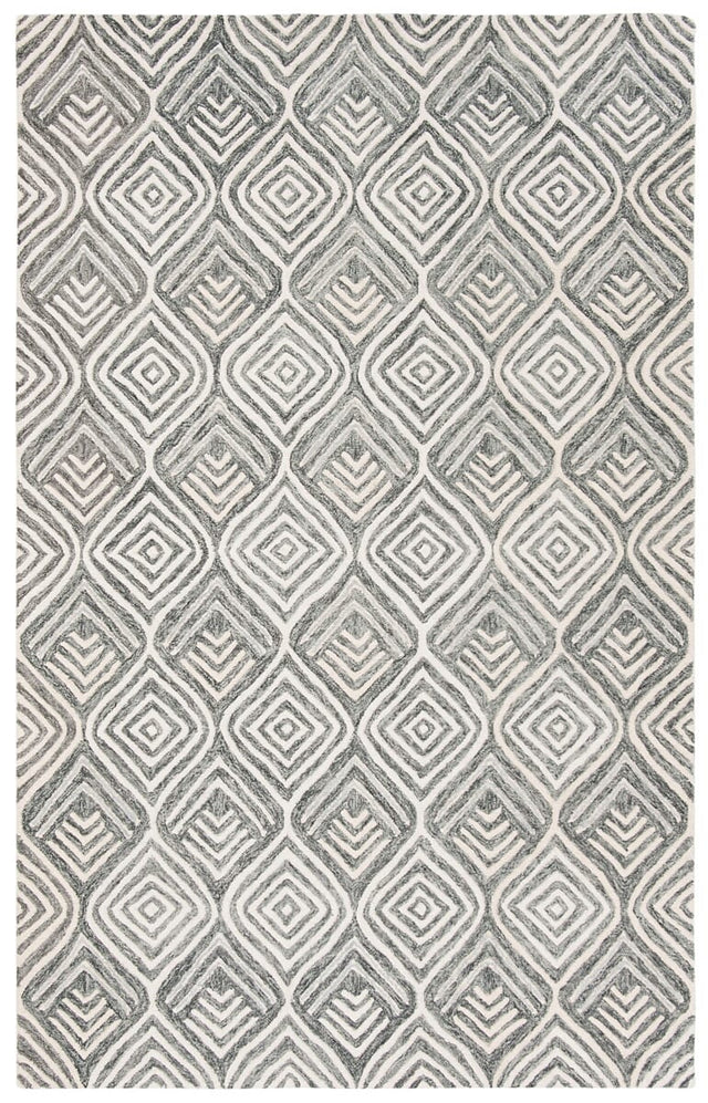 Safavieh Blossom Blm936G Ivory / Grey Rugs.