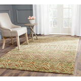 Safavieh Bohemian Boh623A Green / Brown Rugs.