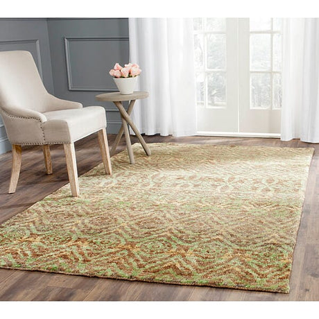 Safavieh Bohemian Boh623A Green / Brown Rugs.