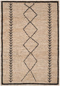 Safavieh Bohemian Boh701A Ivory / Black Rugs.