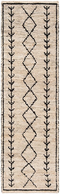 Safavieh Bohemian Boh701A Ivory / Black Rugs.