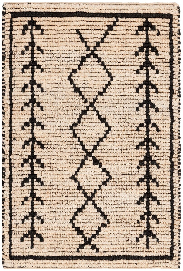 Safavieh Bohemian Boh701A Ivory / Black Rugs.