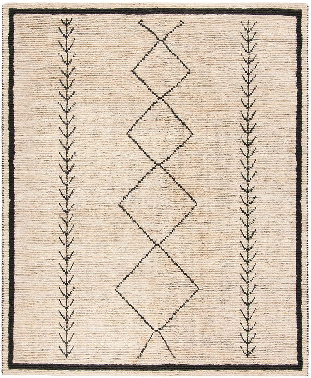 Safavieh Bohemian Boh701A Ivory / Black Rugs.