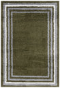 Safavieh Border & Stripe Shag 200 4'-5" x 6'-5" Rug in Green