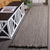 Safavieh Braided 300 2'-3" x 8'-0" Rug in Grey / Ivory