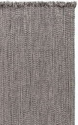 Safavieh Braided 300 5'-0" x 8'-0" Rug in Grey / Ivory