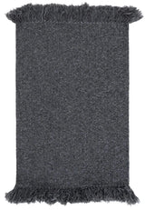 Safavieh Braided 300 2'-0" x 3'-0" Rug in Charcoal