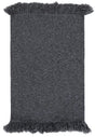 Safavieh Braided 300 2'-0" x 3'-0" Rug in Charcoal