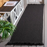 Safavieh Braided 300 2'-3" x 8'-0" Rug in Charcoal