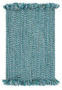 Safavieh Braided 300 2'-0" x 3'-0" Rug in Turquoise